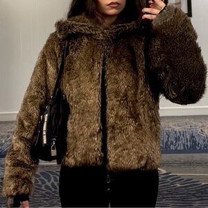 Vintage Faux Fur Jacket